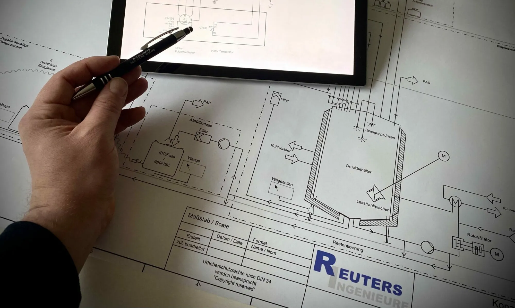 Reuters Ingenieur Gmbh - Anlagenplanung - Plan